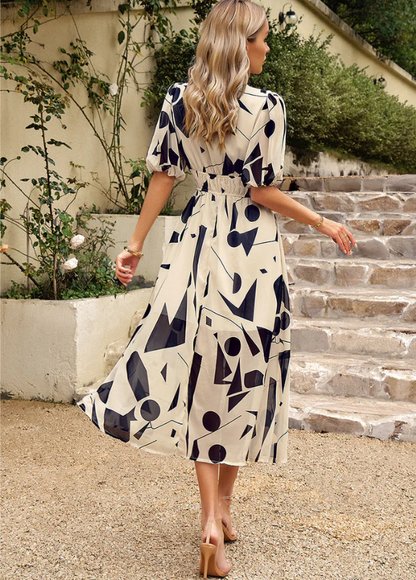 Elina | Vestido Midi Floral Halagador