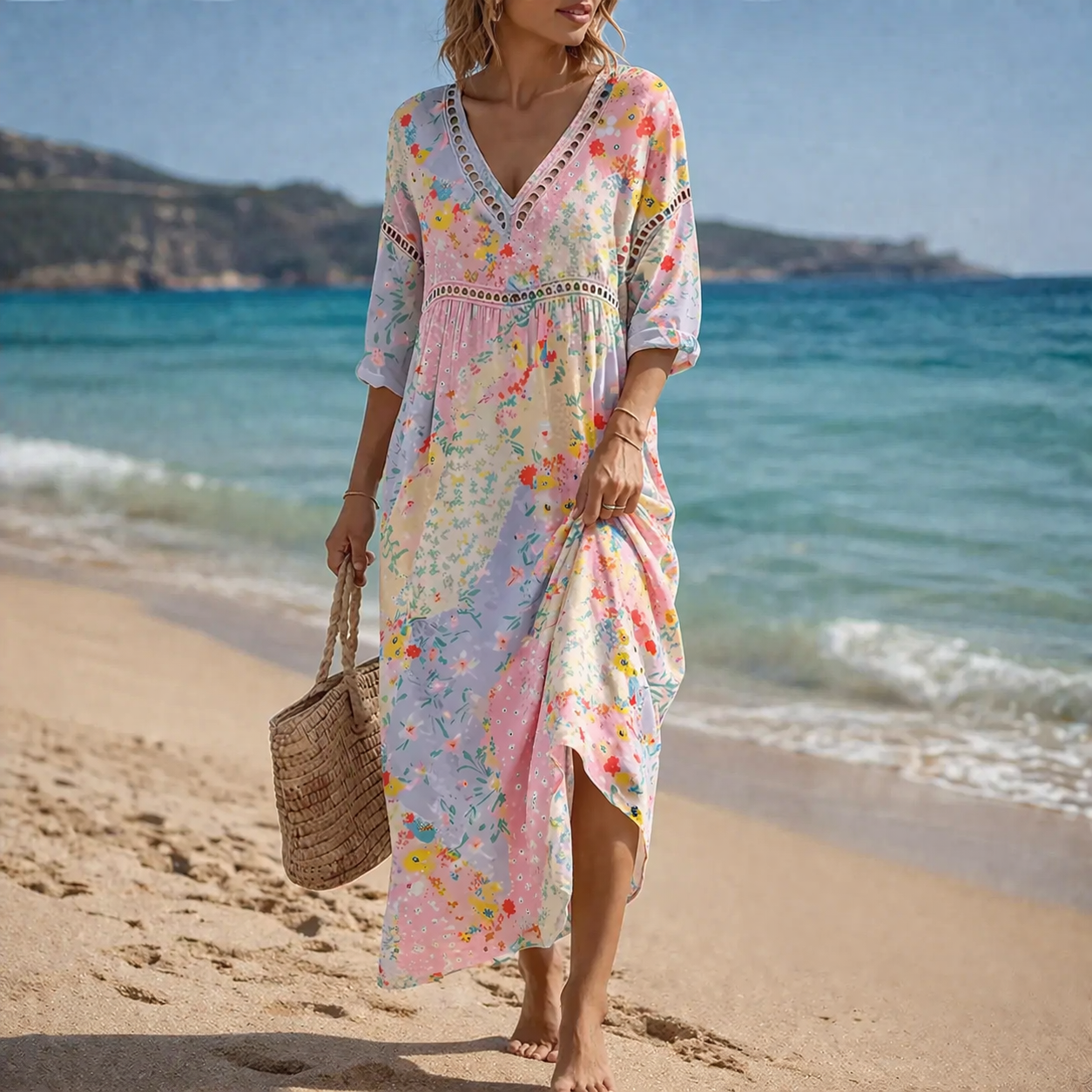 Clara | Vestido de Parches Florales