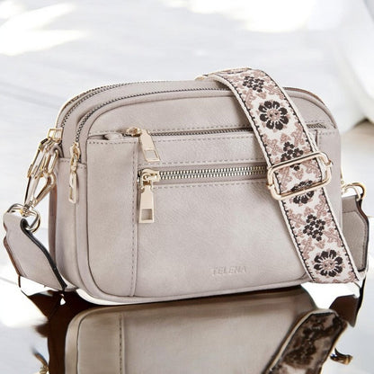 Jade | Bolsa de hombro de cuero refinado