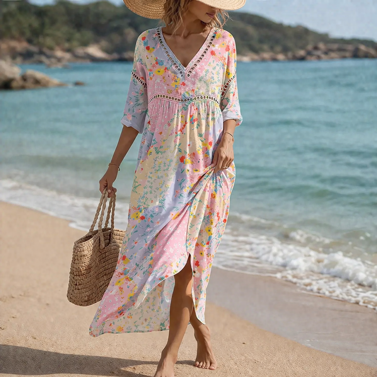 Clara | Vestido de Parches Florales