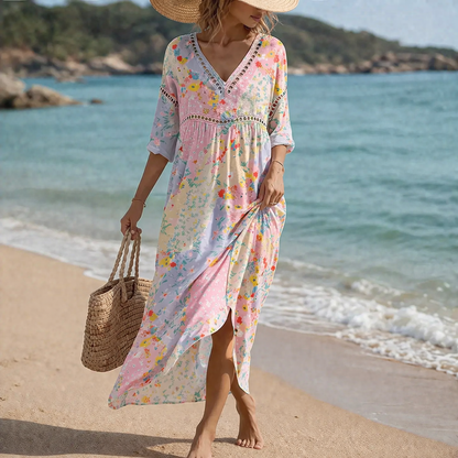 Clara | Vestido de Parches Florales