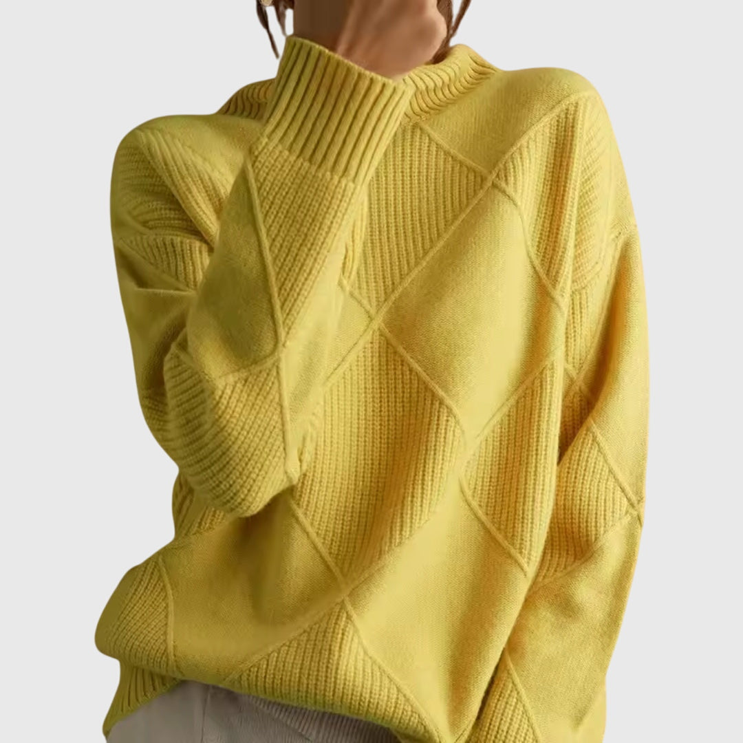 Jeanne | Top elegante de cuello alto
