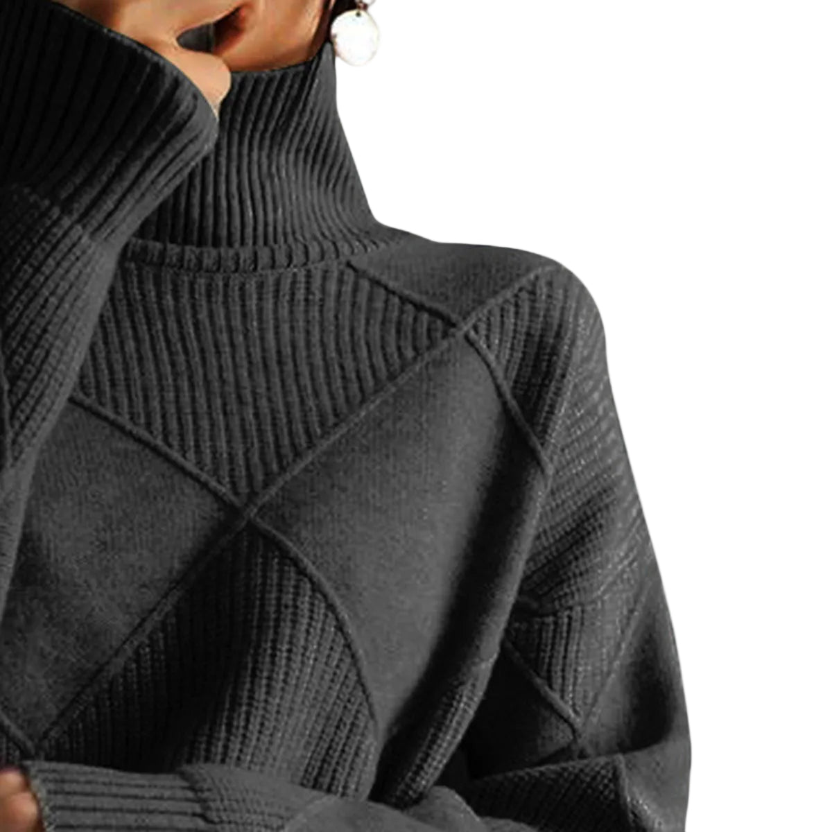 Jeanne | Top elegante de cuello alto