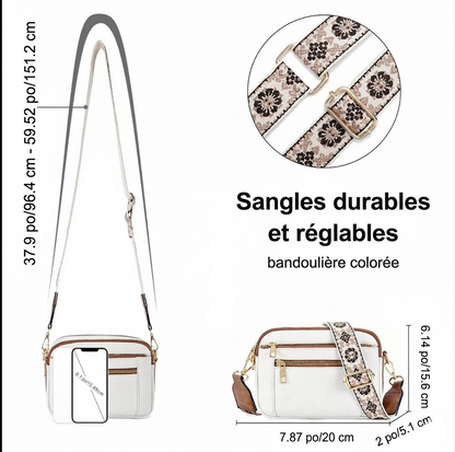 Jade | Bolsa de hombro de cuero refinado