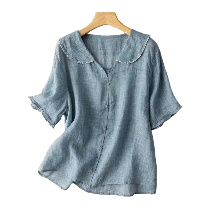 Aline | La Blusa de Lino