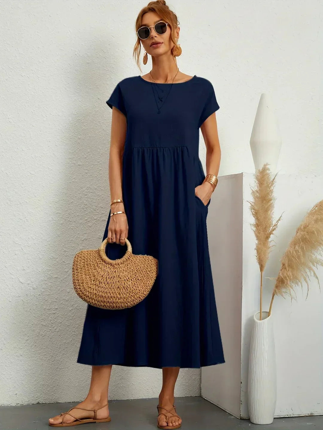 Lise | Vestido midi fluido de elegancia atemporal