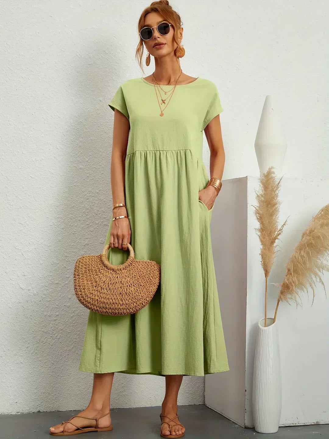 Lise | Vestido midi fluido de elegancia atemporal