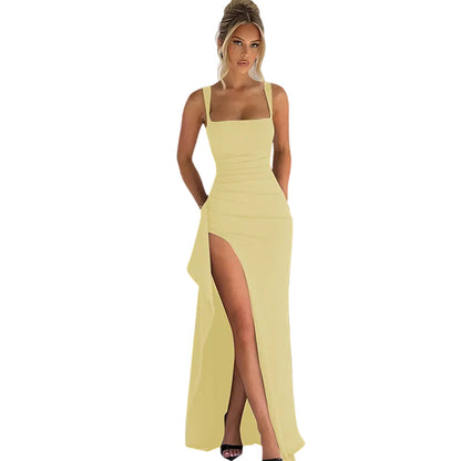 Marilyn | Vestido Maxi Elegante Formal con Espalda Descubierta