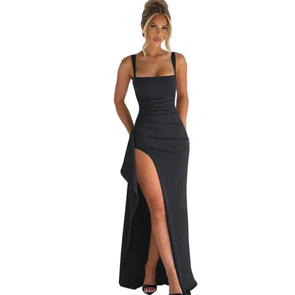 Marilyn | Vestido Maxi Elegante Formal con Espalda Descubierta