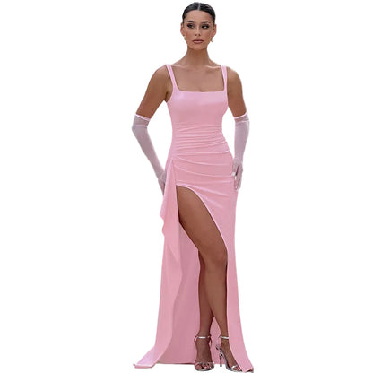 Marilyn | Vestido Maxi Elegante Formal con Espalda Descubierta