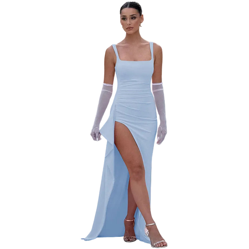 Marilyn | Vestido Maxi Elegante Formal con Espalda Descubierta