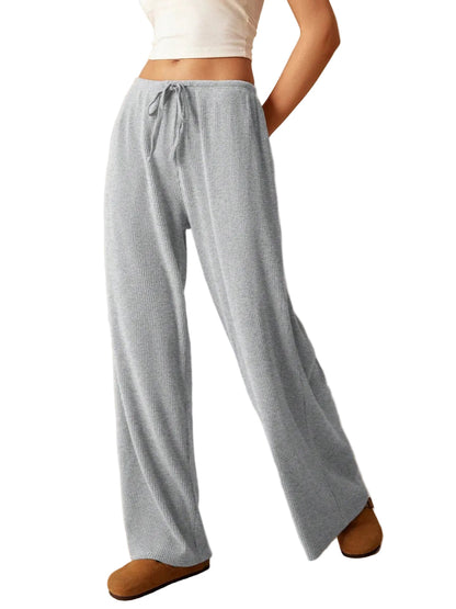 Milena | Pantalón suave de punto acanalado