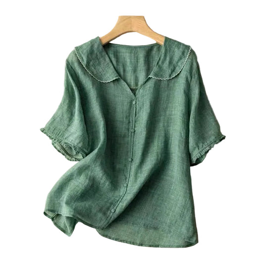 Aline | La Blusa de Lino