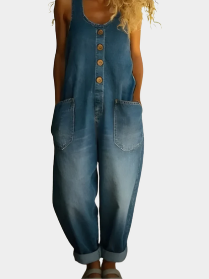 Bella | Overol de Algodón Suave de Estilo Vintage