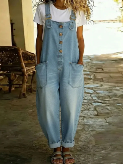 Bella | Overol de Algodón Suave de Estilo Vintage