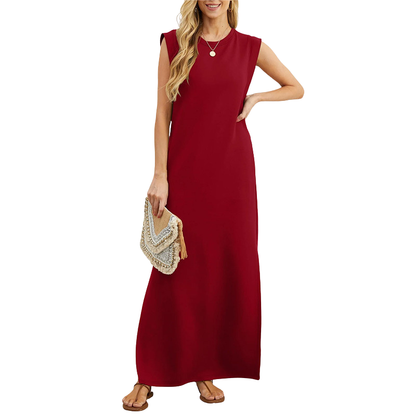 Via | Vestido Maxi Largo Casual Suelto