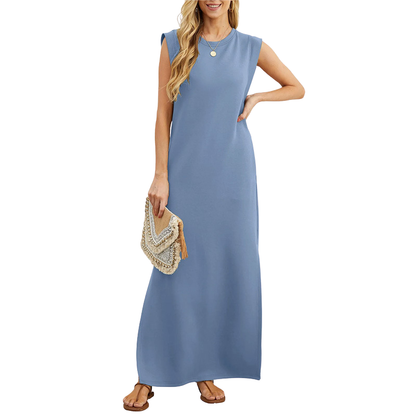 Via | Vestido Maxi Largo Casual Suelto