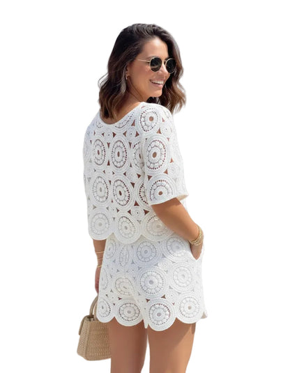 Aurélie | Conjunto de verano de ganchillo ligero