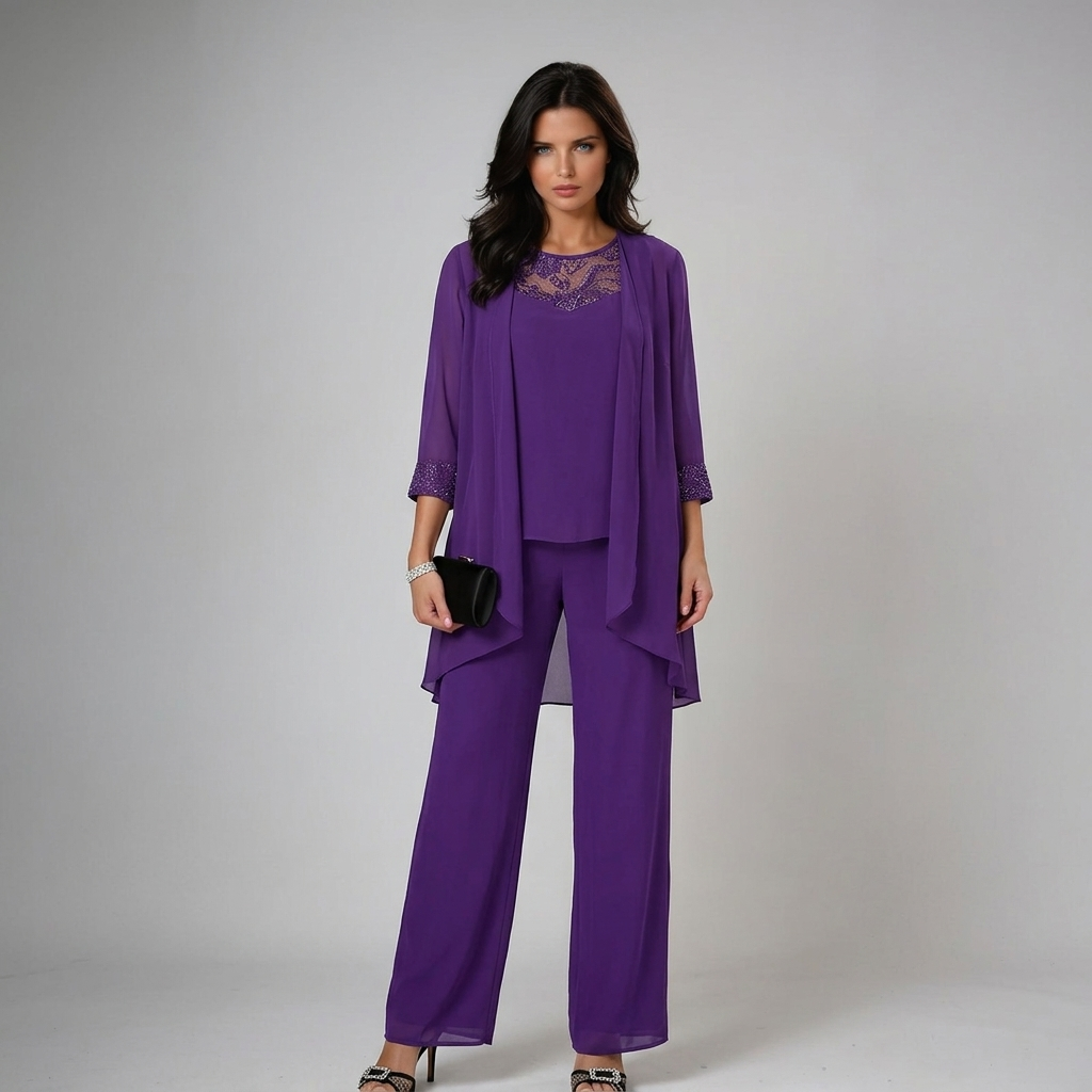 Iva | Conjunto Elegante de Tres Piezas