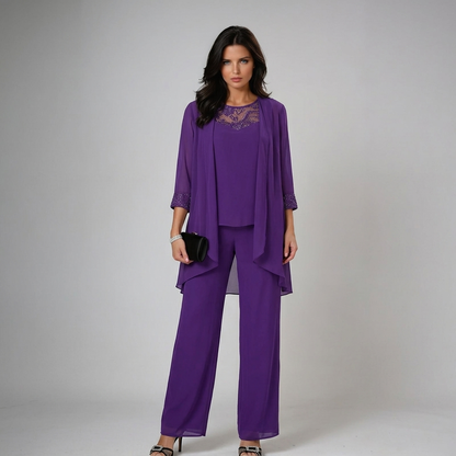 Iva | Conjunto Elegante de Tres Piezas