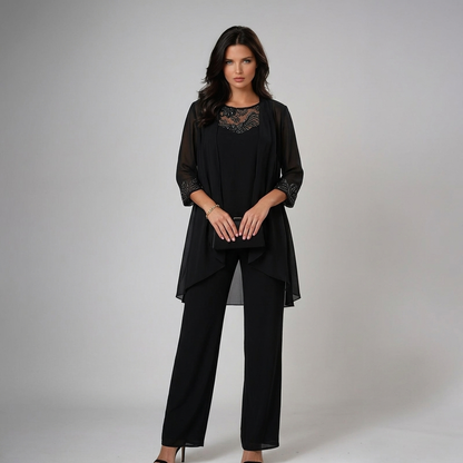 Iva | Conjunto Elegante de Tres Piezas