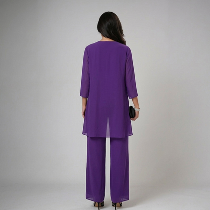 Iva | Conjunto Elegante de Tres Piezas