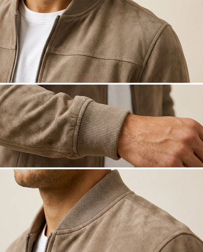 Adriáno | Chaqueta de Ante en una Edición Moderna