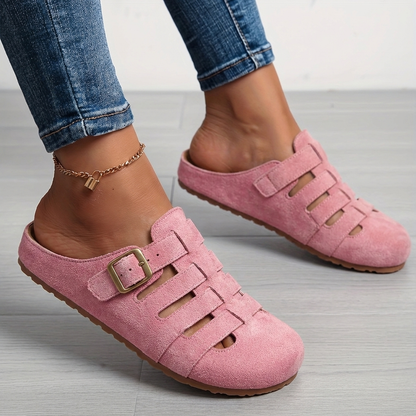 Nathalie | Sandalias Mules de Confort sin Hebilla