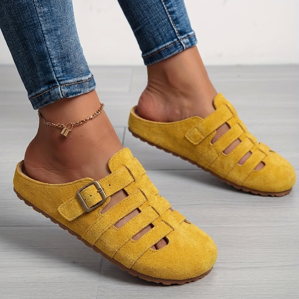 Nathalie | Sandalias Mules de Confort sin Hebilla