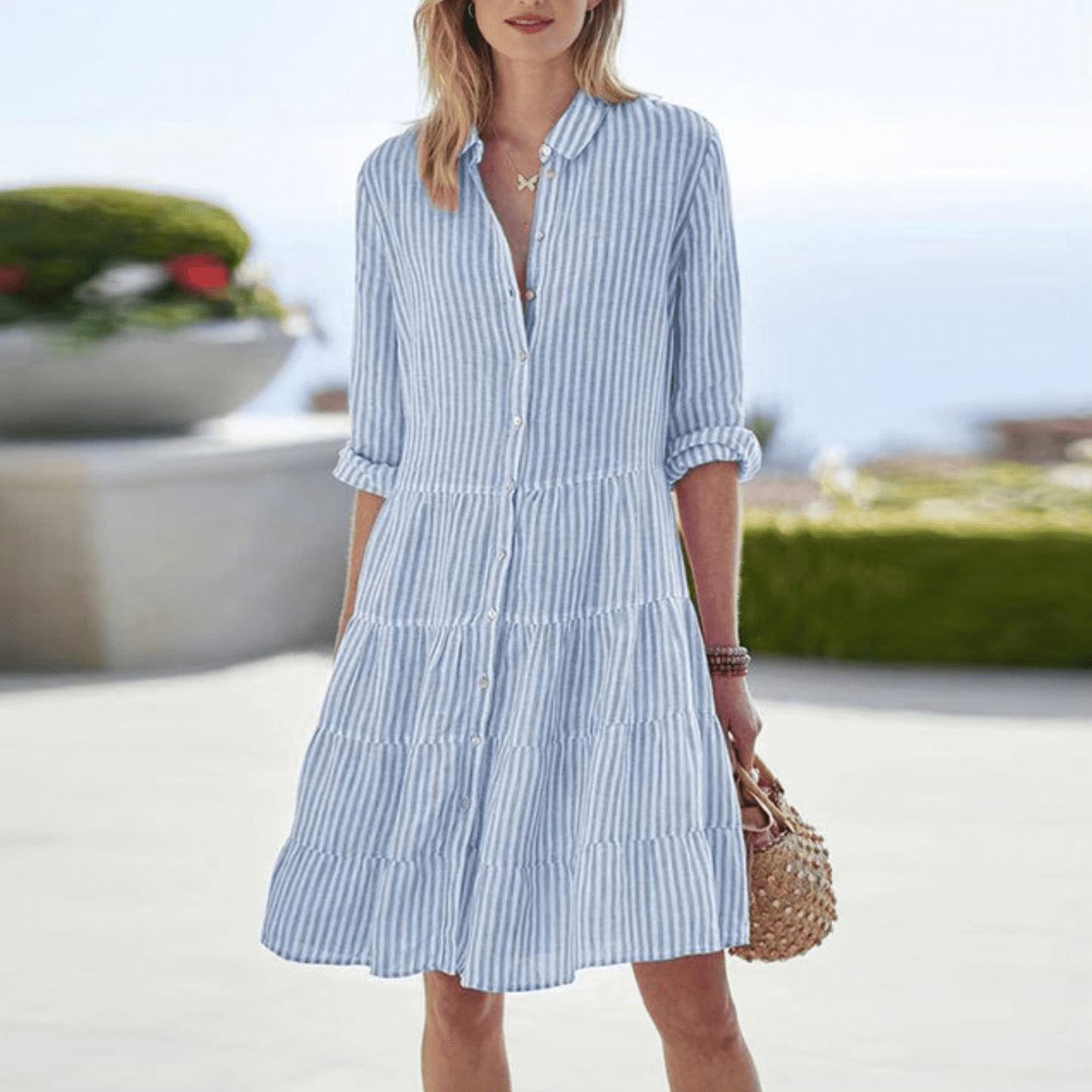 Fauve | VESTIDO A RAYAS LIGERO
