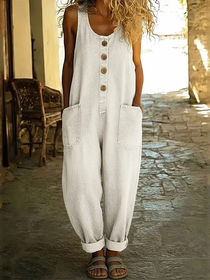 Bella | Overol de Algodón Suave de Estilo Vintage
