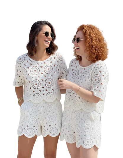 Aurélie | Conjunto de verano de ganchillo ligero