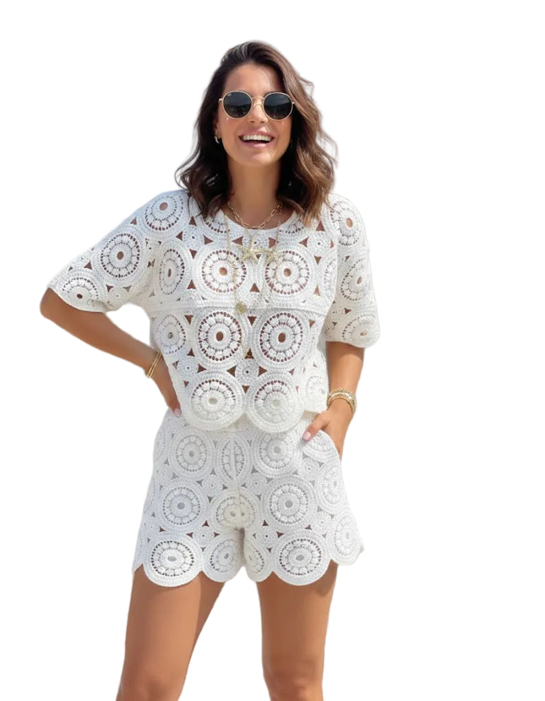 Aurélie | Conjunto de verano de ganchillo ligero