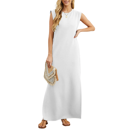 Via | Vestido Maxi Largo Casual Suelto